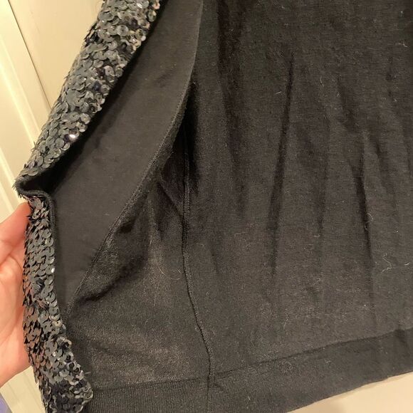 J Crew Sparkle 100% merino wool open cardigan - Picture 4 of 4